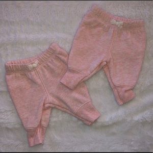 NWOT Carters Baby Girl Pink Sweatpants.